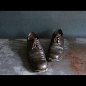 Prada brown leather lace up shoes Size 39 - US 8.5